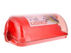Хлібниця пластикова велика 150 01 червоний ТМLAMELA