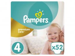 �i������ Premium Care � 4 Maxi (8-14��) ������ 52�� ��PAMPERS