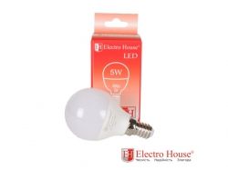 Лампа світлодіодна круглої форми E14 5W EHLMP1261 ТМELECTROHOUSE