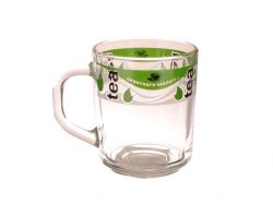 Чашка скляна Green tea 200мл Зелений чай 07с1335 ТМОСЗ