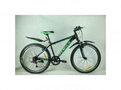 Велосипед 26 5,0 STEEL рама 16 (21 sp) зеленочорний ТМGeneral