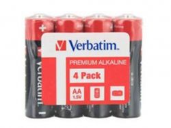  Battery AALR6 Mignon Alkaline Shrink 1x4 49501 VERBATIM -  1