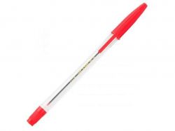 Ручка кулькова (тип Корвіна),червона BM.8117-03 (50 шт в уп) ТМBUROMAX
