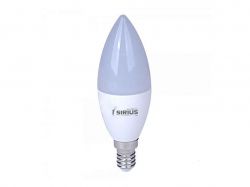 Лампа 3201 G-лампа LED 1-LS-3201 С37 6W-3000K-E14 ТМSIRIUS STAR