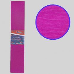 Папір креповий 55% №KR55-8005 темно-рожевий 50х200см, 20г/м2 ТМУкраїна