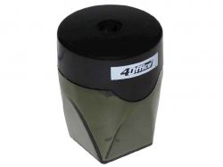 Чинка з контейнером кругло-прямокутна димчатий 36шт/уп. 4-369-08 ТМ4OFFICE