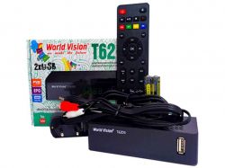  TV-   World Vision T624D3, Black, DVB-T/T2/C, HDMI, 2xUSB,   (T624D3) -  1