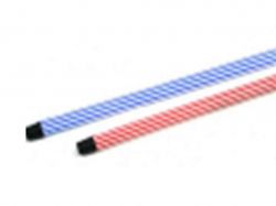 Ручка для швабри, прогумована, блакитно-біла 120REZ-B-RO ТМMetalstick