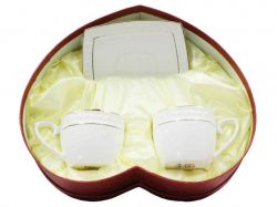 Набір 4-х предметний чайний (2 чашки квадр. 240 мл з блюдцами) S507009-AGIFT ТМ