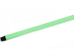 Ручка для швабри, прогумована, зелено-біла 120REZ-G-RO ТМMETALSTICK