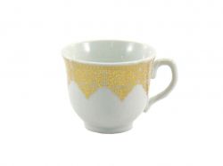 Чашка фарфорова 90мл кавова золото SH3 ТЕХ / УПАК ТМINTEROS