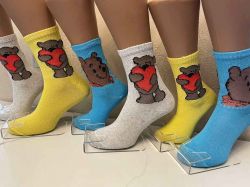 Шкарпетки жін. арт.Ж0121-8 (12 пар/уп) р.23-25 (36-40) в асорт. ТМCrazy socks
