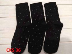 Шкарпетки чол. демісезонi чорні (10 пар/уп) р.25 арт.СКS 36 ТМЗолотой клевер