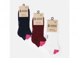 Шкарпетки жіночі арт. 0309 , розмір 36-40,3шт/уп колір в асорт. ТМMINORA