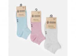 Шкарпетки жіночі арт. 0350,розмір 36-40,3шт/уп колір в асорт. ТМMINORA