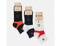Шкарпетки чоловічі арт. 0519 розмір 27,колір в асорт. 3шт/уп. ТМMINORA