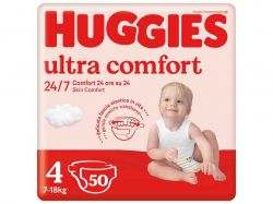 ϳ Ultra Comfort 4 (7-18) Jumbo 50 HUGGIES
