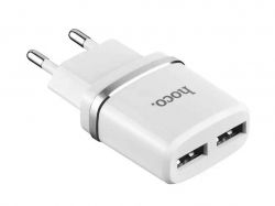   C12 Smart  2 USB, 2.4A (EU) white Hoco