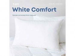 Подушка WHITE COMFORT 50*70 см (550г) (microfiber чохол не стьоганий) ТМТЕП