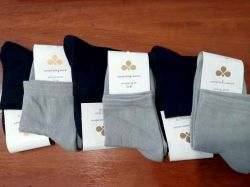 Шкарпетки жін з бавовни асорті (12 пар уп) р.23-25 СРрG-1 ТМЗолотой клевер