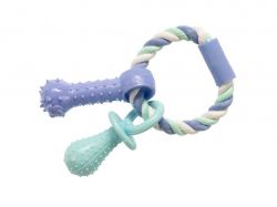 Іграшка Мотузка Дент Плюс кільце з термопластичною гумою 15см ТМGimDog