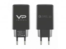    VR-C13Q set (Type C) 3.0A (18W) Black Veron