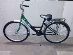 Велосипед пiдлiтковий 24 рама вiдкрита 01-2 зелено-чорний 174-011 ТМХВЗ