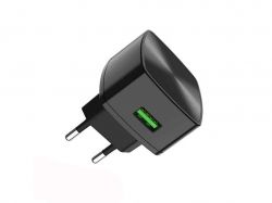    Home Charger USB C Cable 18W QC3.0 (EU)  C70A Black Hoco -  1