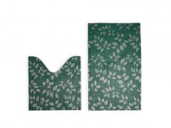 Набір килимків аквамат 80*48/48*48см ASSORTI зелений ТМDariana