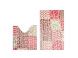 Набір килимків аквамат 80*48/48*48см ASSORTI рожевий ТМDariana