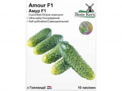 Огірок Амур F1 (10 насінин)/(5 пачок в упаковці) ТМBeste Kern