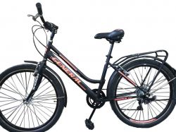 Велосипед 26 General City black (6 sp) чорно-помаранч. ТМGENERAL