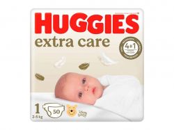 i .1 (2-5) 50 Extra Care Huggies -  1