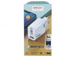    USB A6 3A 20W PD QC3.0 (MI TURBO CHARGE)  Gerlax -  1