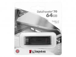 ������ USB 64GB 3.2 Data Traveler 70 Type-C ����� (Ҳ���� Type-C) ��Kingston