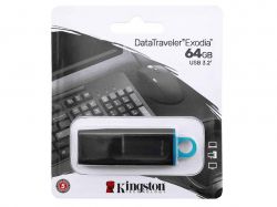 ������ USB 64GB 3.2 Exodia �����-�������� ��Kingston