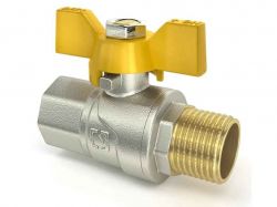   3/4 , DN20, GRB21, CW617N, , YELLOW RAFTEC