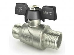 ���� �������� 3/4 ��, DN20, DRB2121, CW617N, �������, BLACK ��RAFTEC