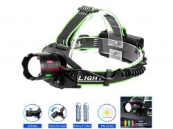 ˳���� �������� 5000K ��� 2*18650 NIGHT VISION FLUORESCENCE PLD-903-TG �������