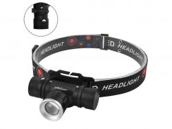 ˳  5000K  1*18650 Police 5808-T6, zoom,  microUSB, Box 