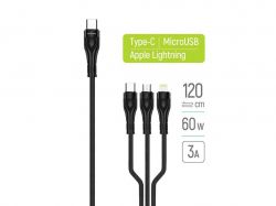 ������ 3 � 1 Type-C (LightningMicroUSBType-C) 3.0A (PD60W data) 1.2� ������ ���olorWay