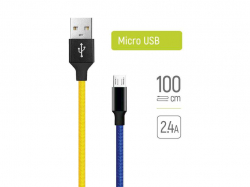 ������ USB - microUSB (national) 2.4� 1� �����-������ ���olorWay