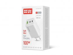 ��������� �������� ������� GaN Mini 100W PD Port PPS USB (USB-2C1A) ���� ���olorWay