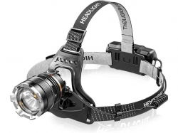 ˳���� �������� 5000K ��� 2*18650 A16-GT, IPX65, �� Type-C, zoom, Box �������