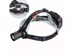 ˳  5000K  2*18650 NIGHT VISION FLUORESCENCE W668-TG,  Type-C, zoom, Box 