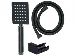 ������� ���� ������ ���������� � ����.���� SUS304(�����, ����, ���������) (������) SHOWER SET-02.SUS BLACK ��MIXXUS