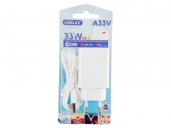 ��������� �������� ������� microUSB A33V 3A/1USB/33W/QC3.0 ������ ���������� ���� 1� ��GERLAX