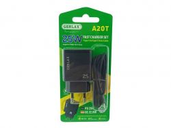 ��������� �������� ������� Type-C A20T 1USB/PD25W ������ ��GERLAX