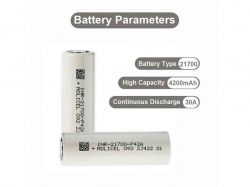 ���������� Li-ion 4200mAh 1�� P42A, Molicel, 30A �������