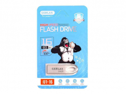 ���� USB 16GB 2.0 U1-16 metal Series ������� ��GERLAX